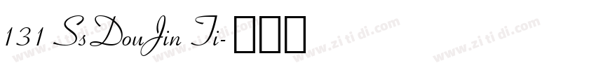 131 SsDouJin Ti字体转换